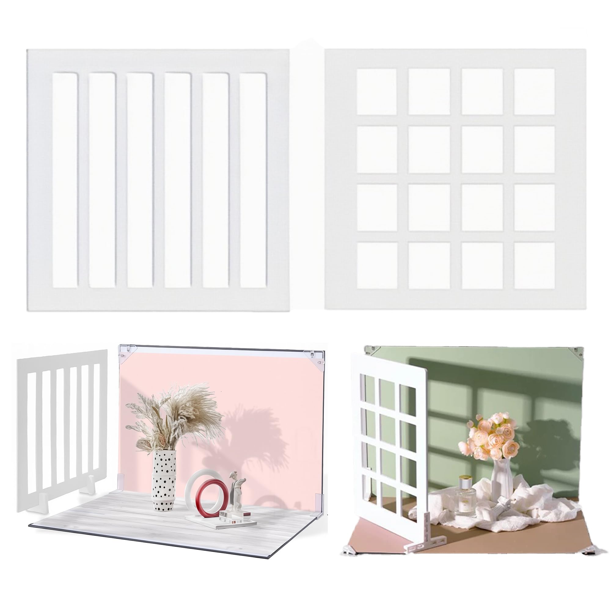 Amazon | HAUZMENT撮影用背景シート、2枚セット、雑誌/小物